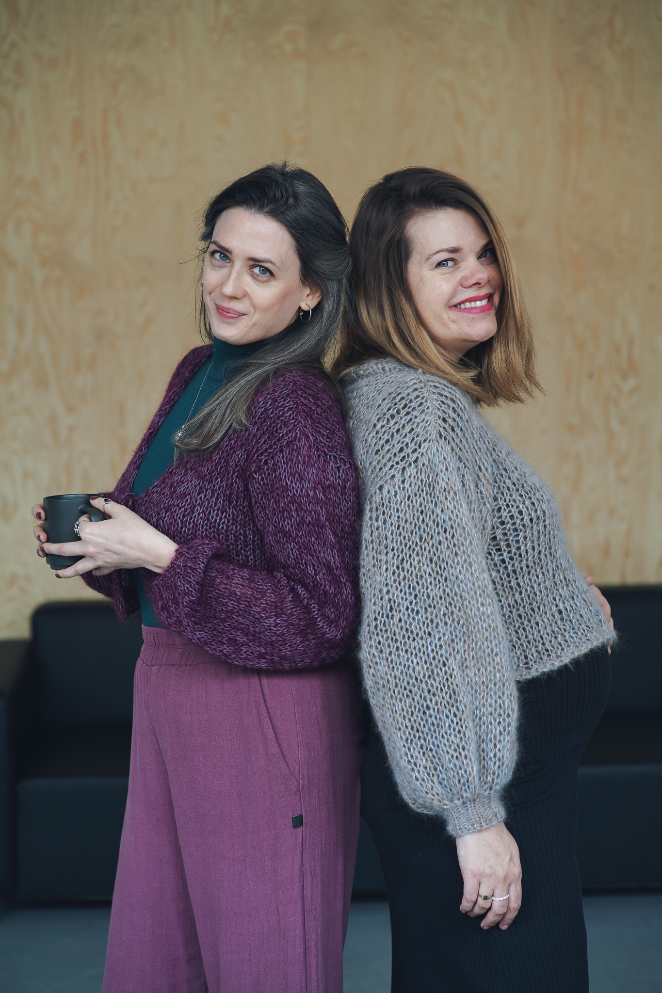 Cardigan Mohair Bordó - foto 5