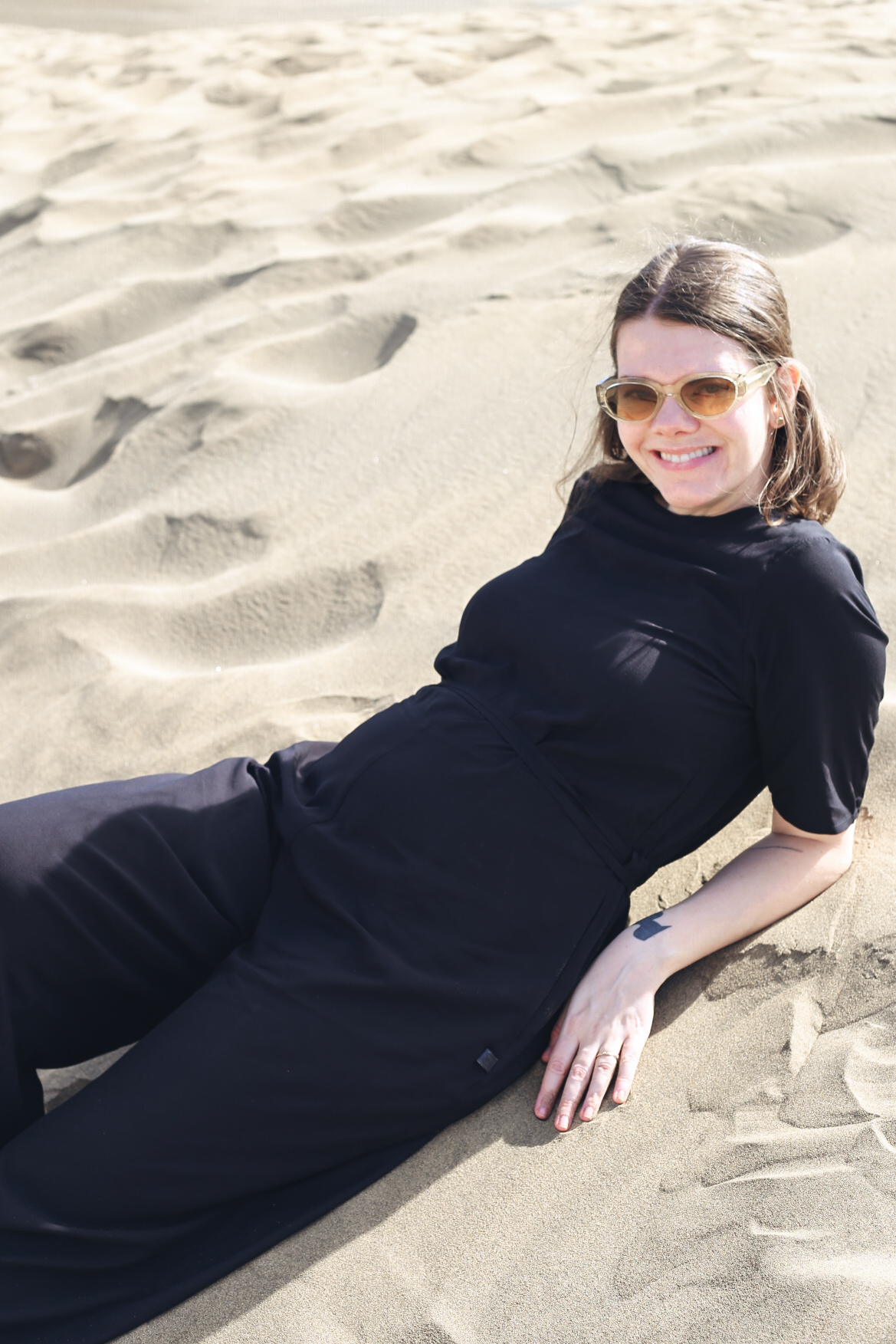 Overal Fancy Ecovero Black - foto 4