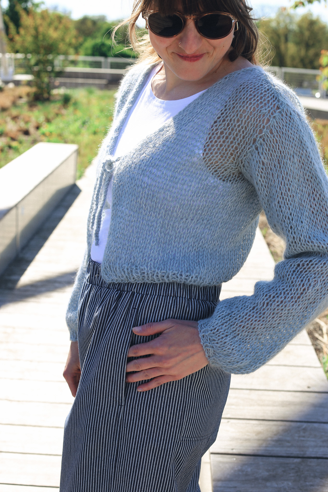 Cardigan Mohair Blue - foto 2