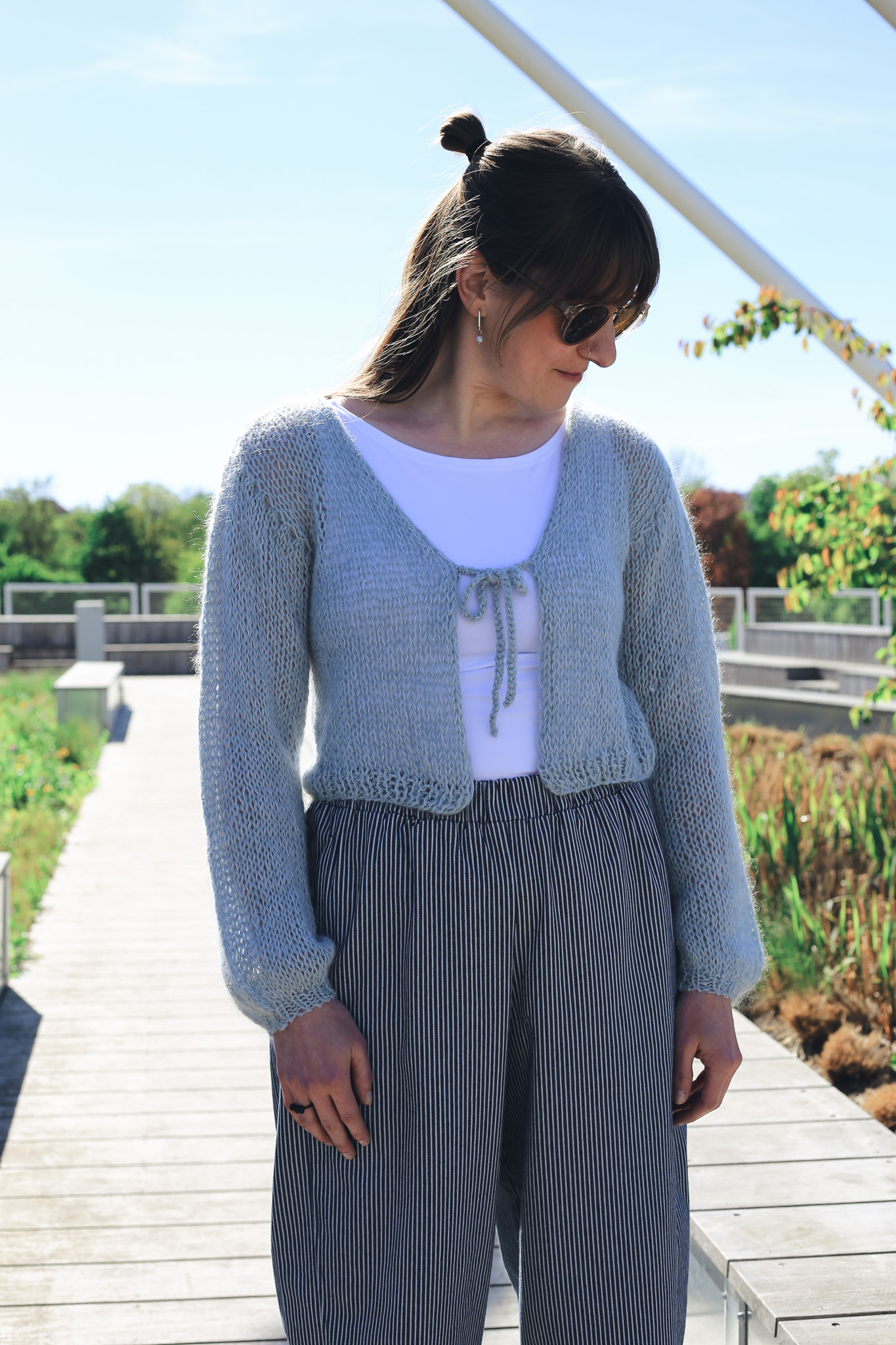 Cardigan Mohair Blue - foto 3