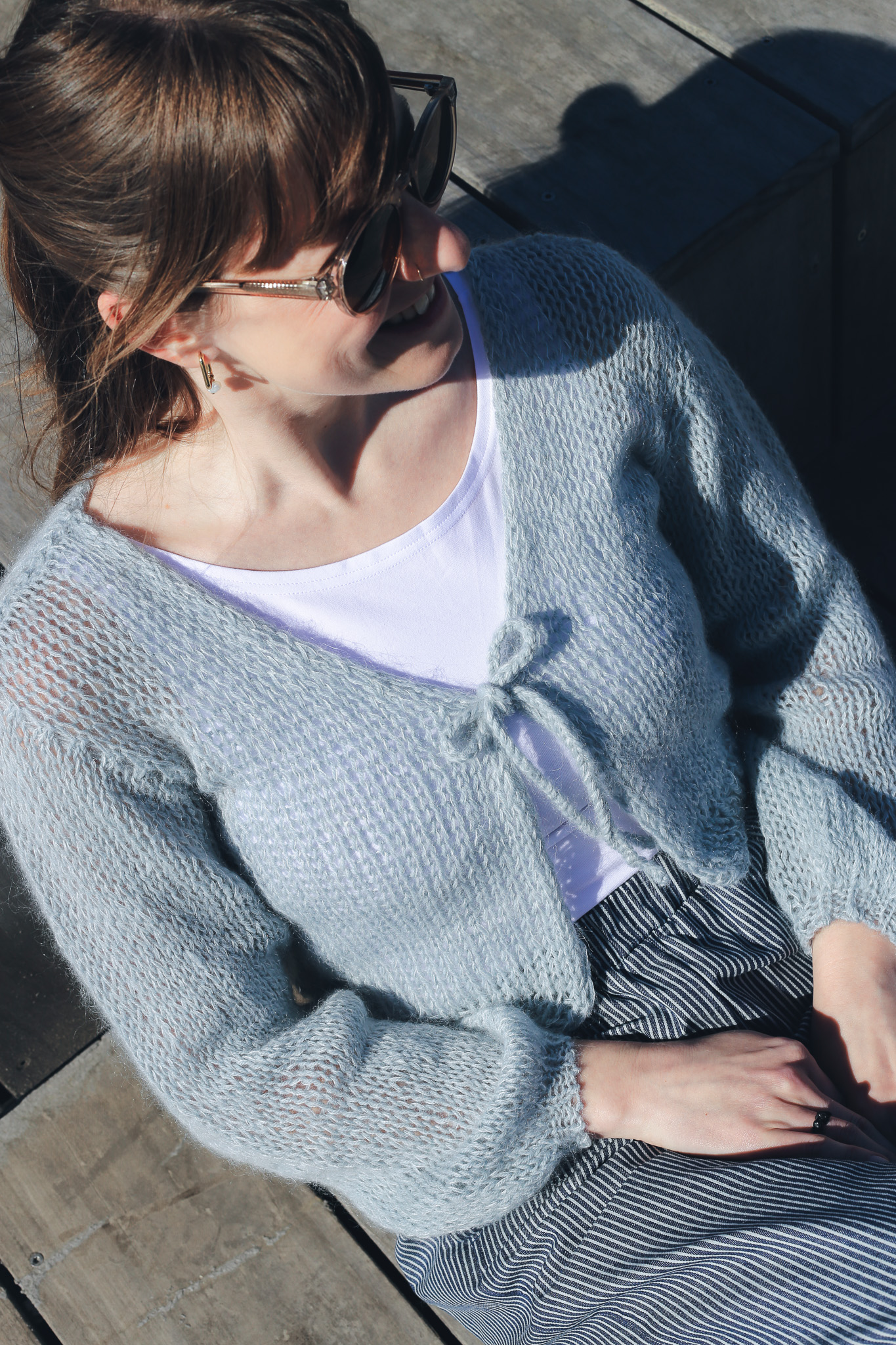 Cardigan Mohair Blue - foto 1