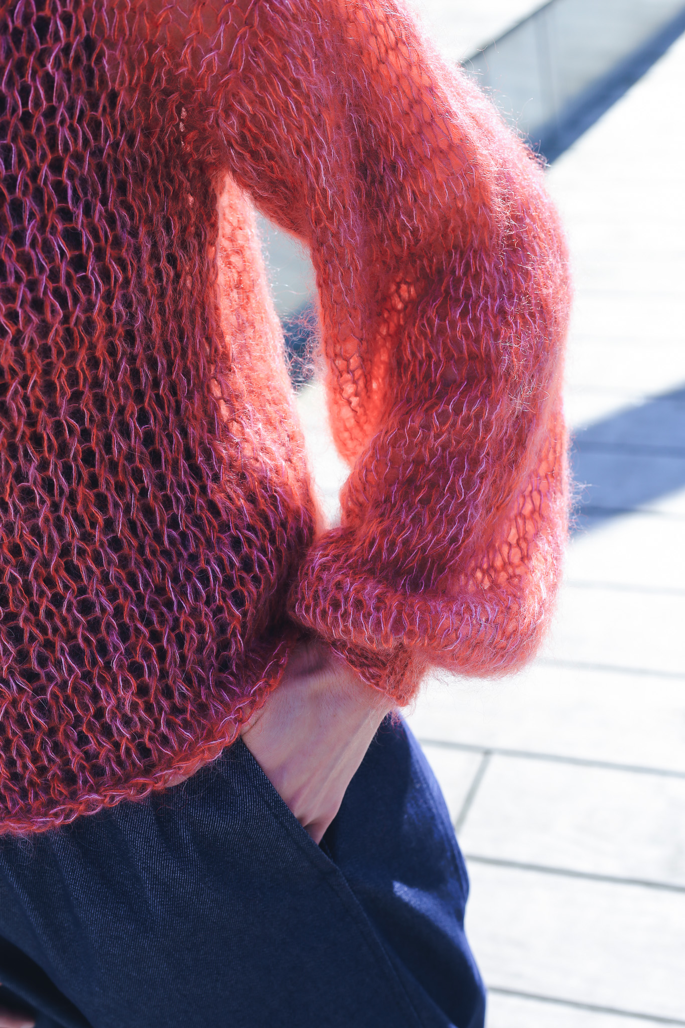 Svetr Cloud Mohair Red - foto 2