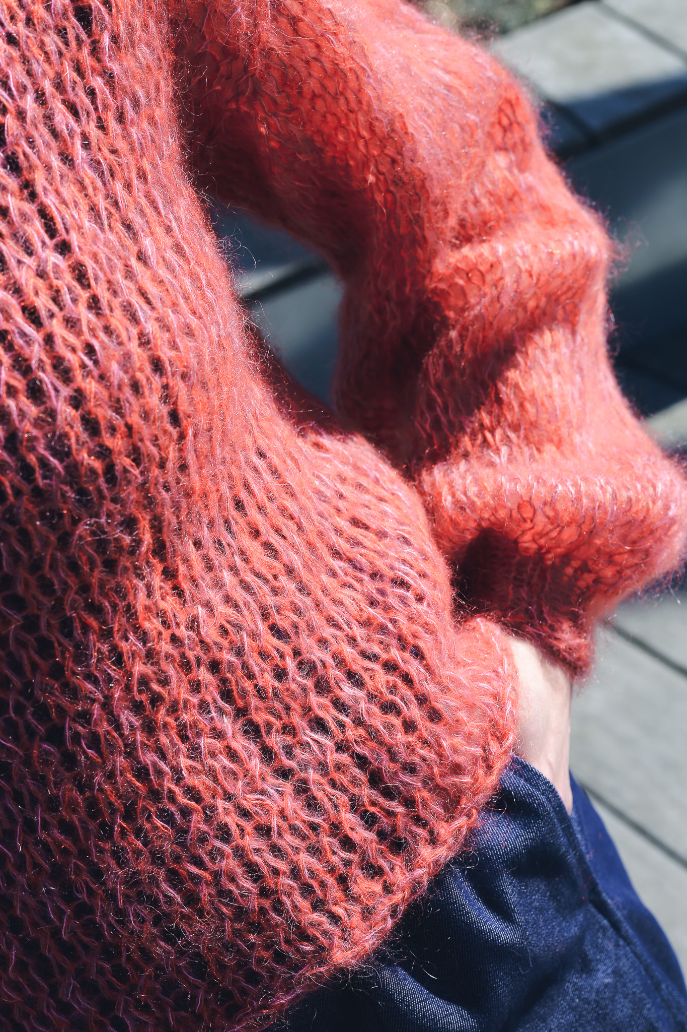 Svetr Cloud Mohair Red - foto 3