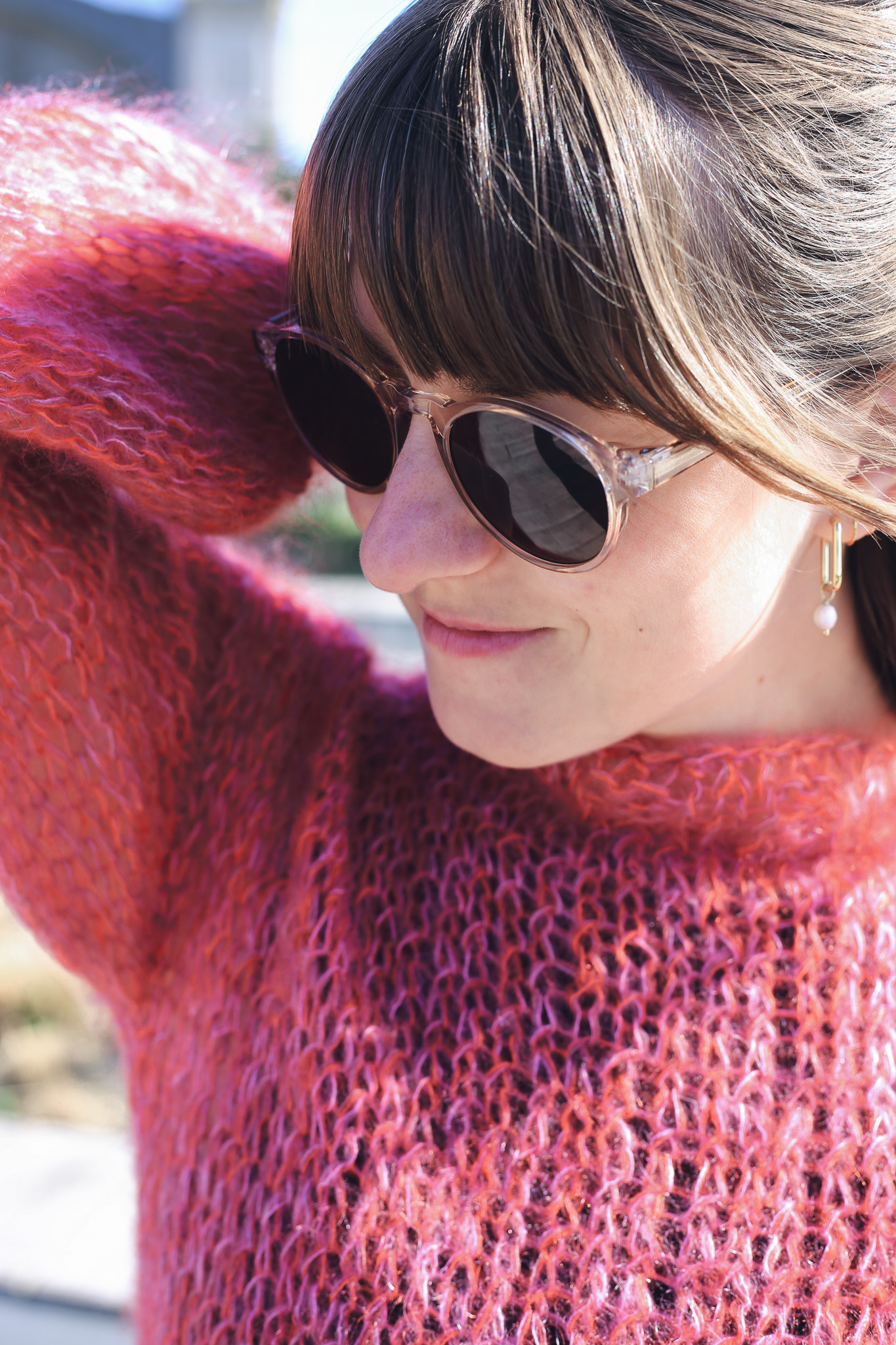 Svetr Cloud Mohair Red - foto 4