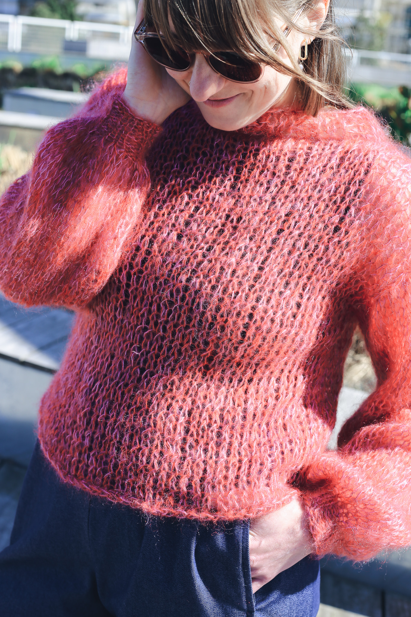 Svetr Cloud Mohair Red - foto 1