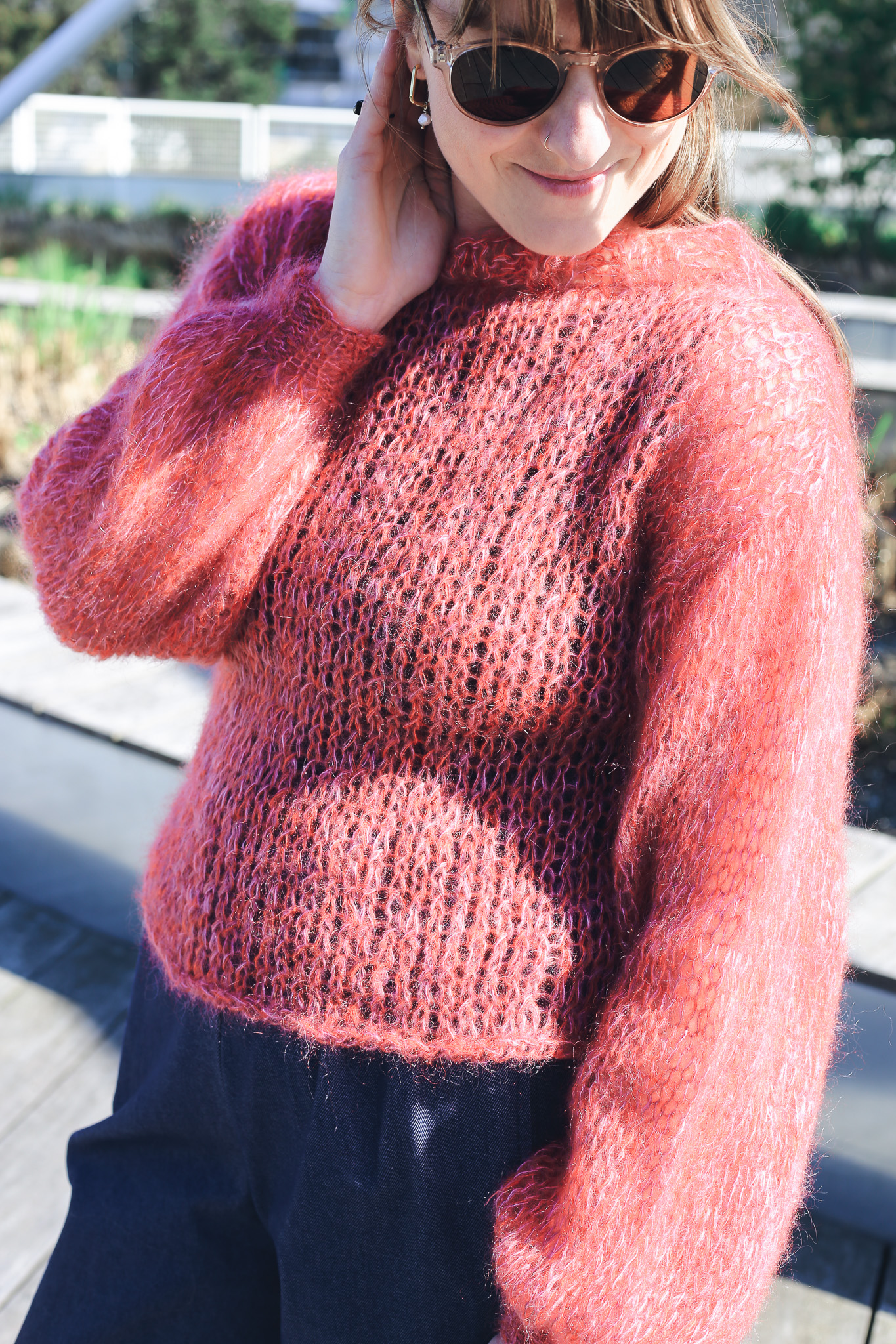 Svetr Cloud Mohair Red - foto 5