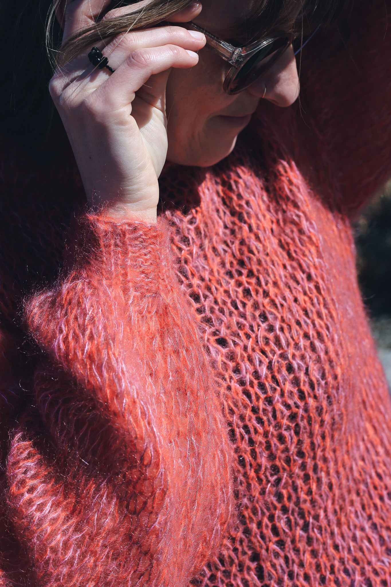 Svetr Cloud Mohair Red - foto 7
