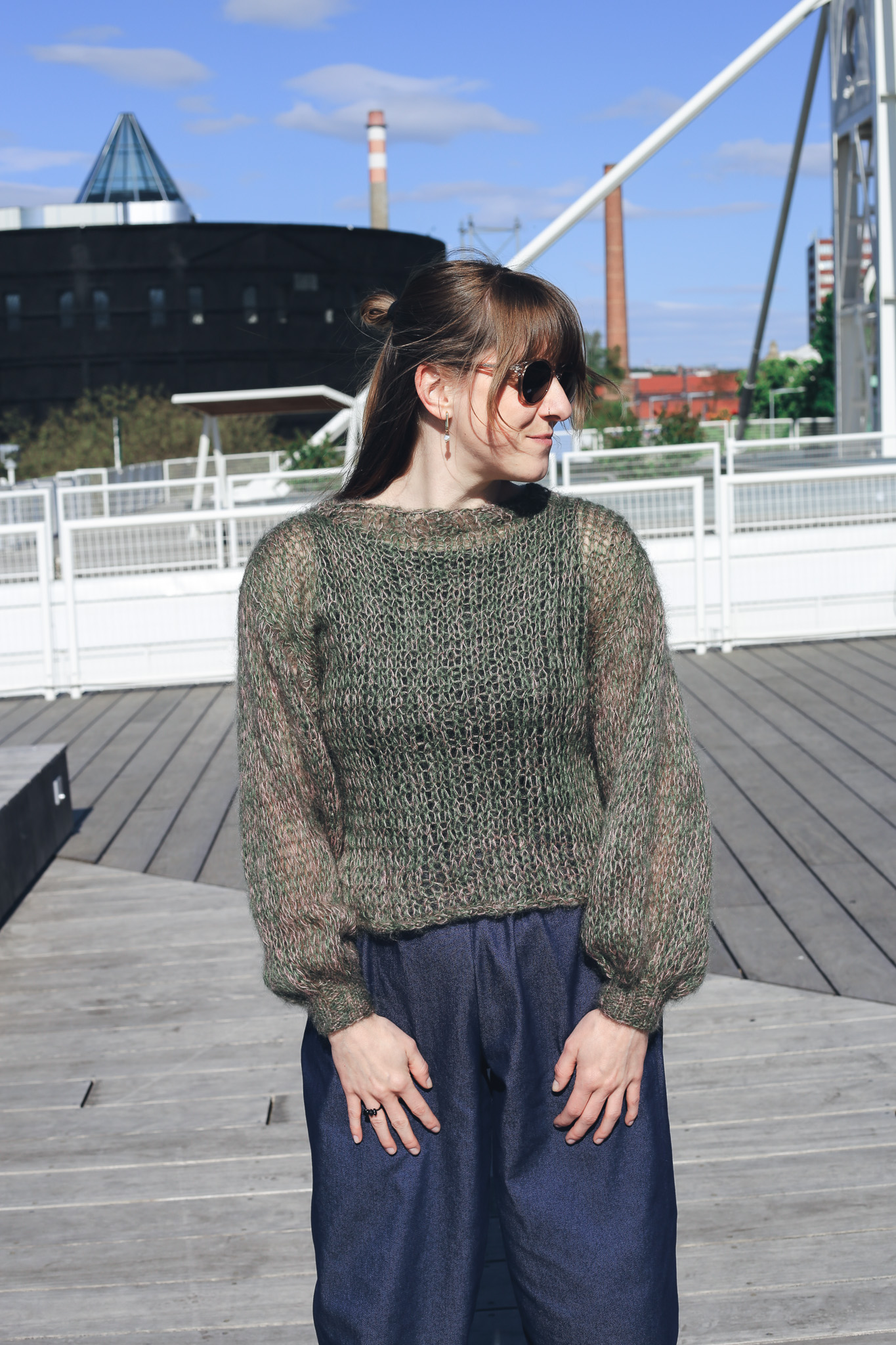Svetr Cloud Mohair Green - foto 6