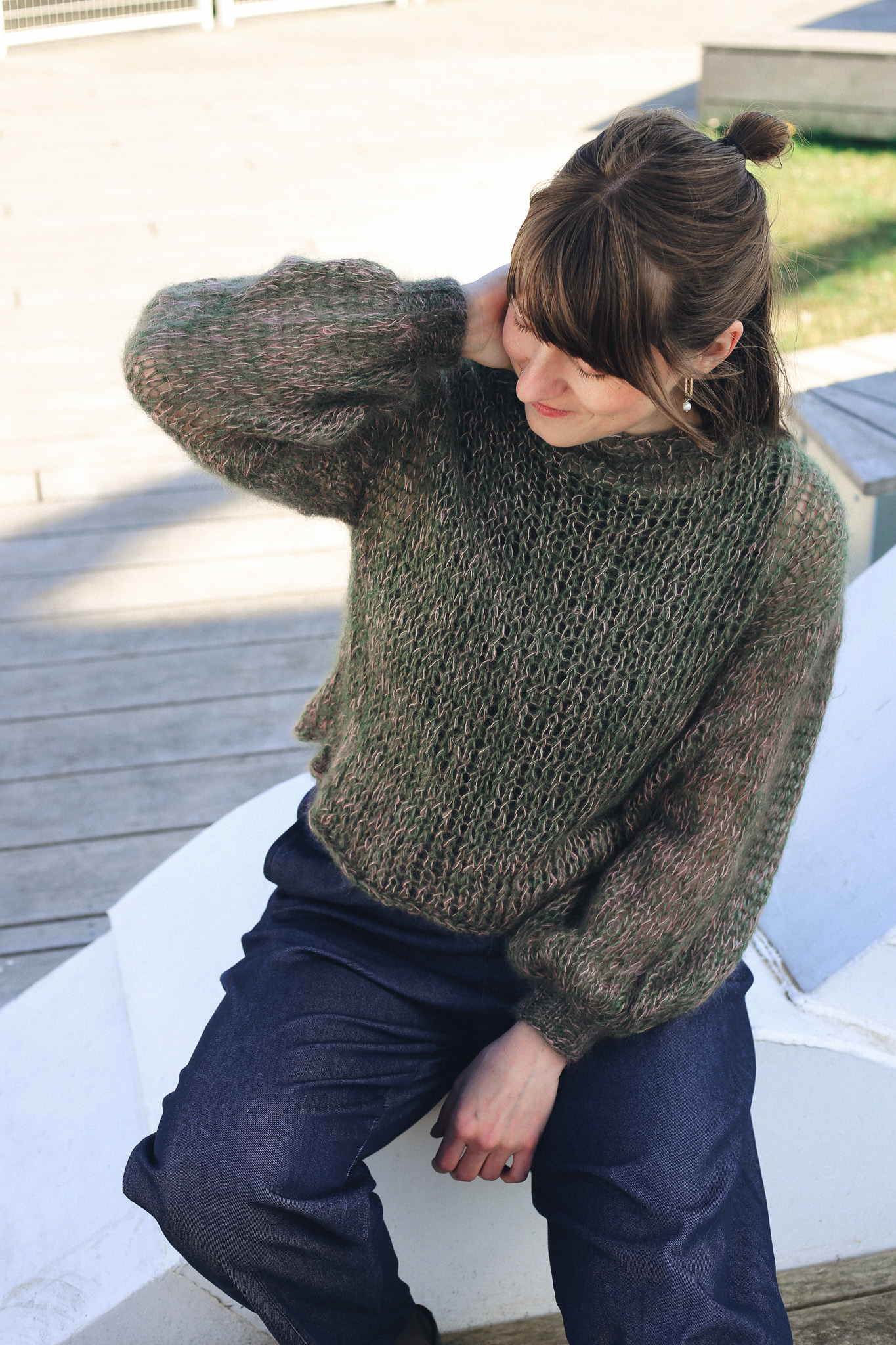 Svetr Cloud Mohair Green - foto 3