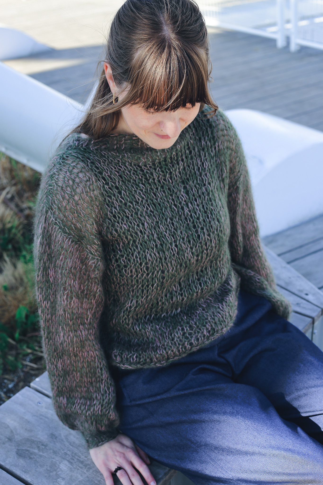 Svetr Cloud Mohair Green - foto 4