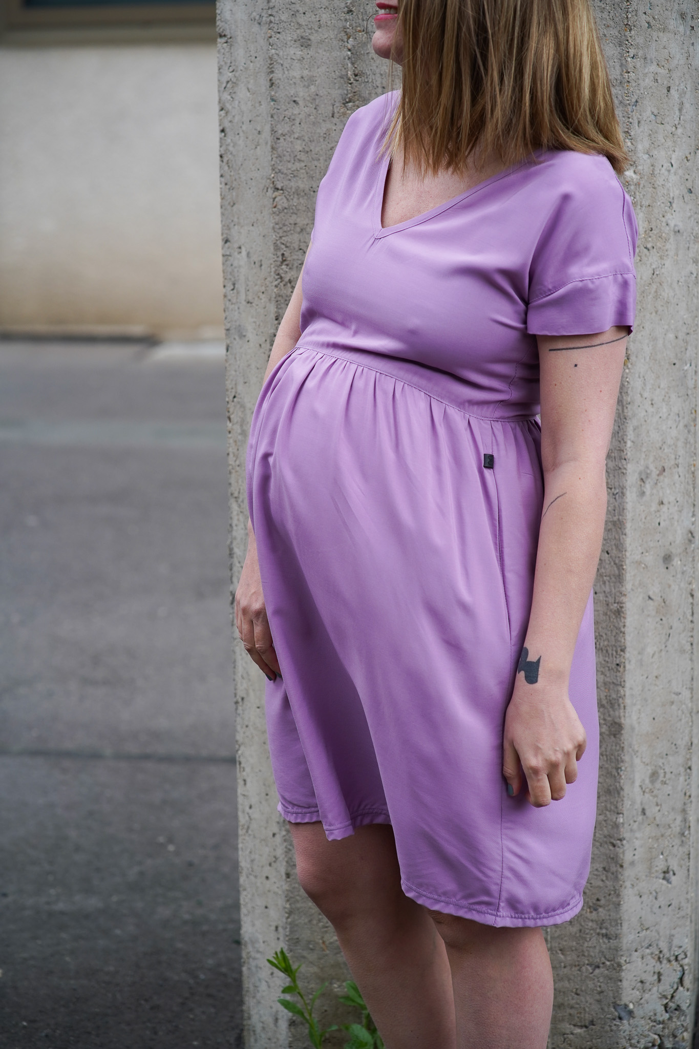 Šaty Simple Lilac - foto 2