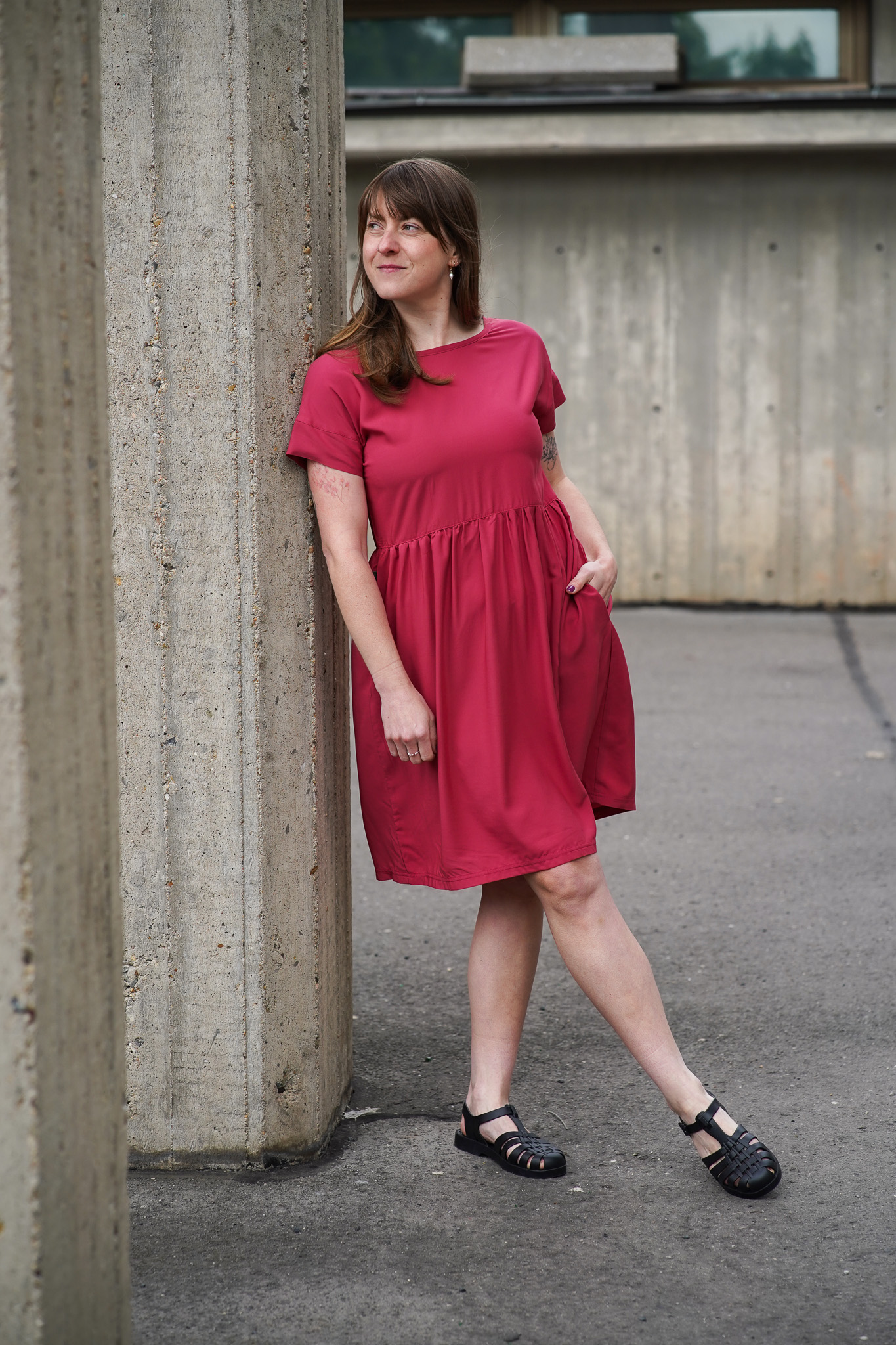 Šaty Simple Rouge - foto 1