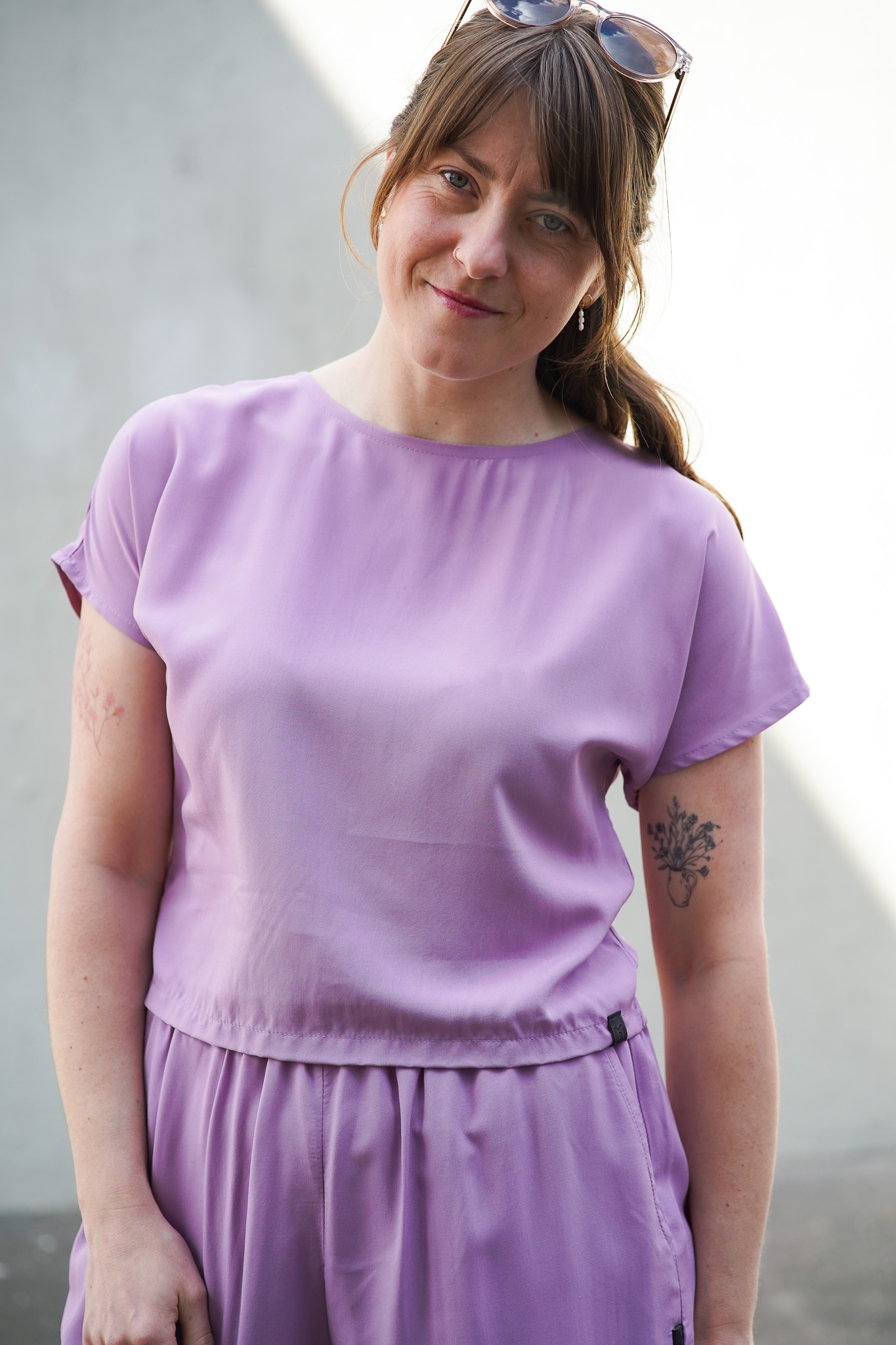 Halenka Crop-top Lilac - foto 1