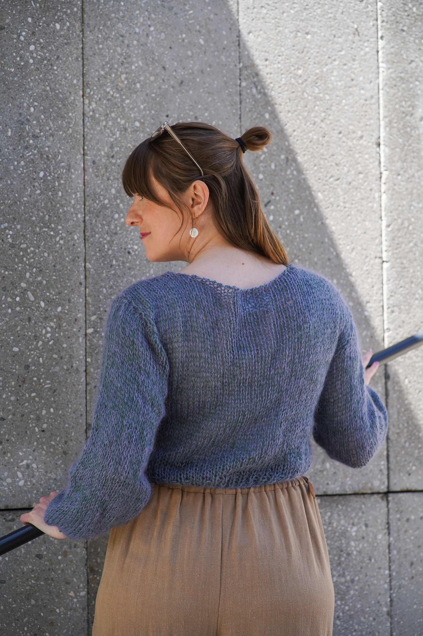 Cardigan Mohair Blue - foto 3